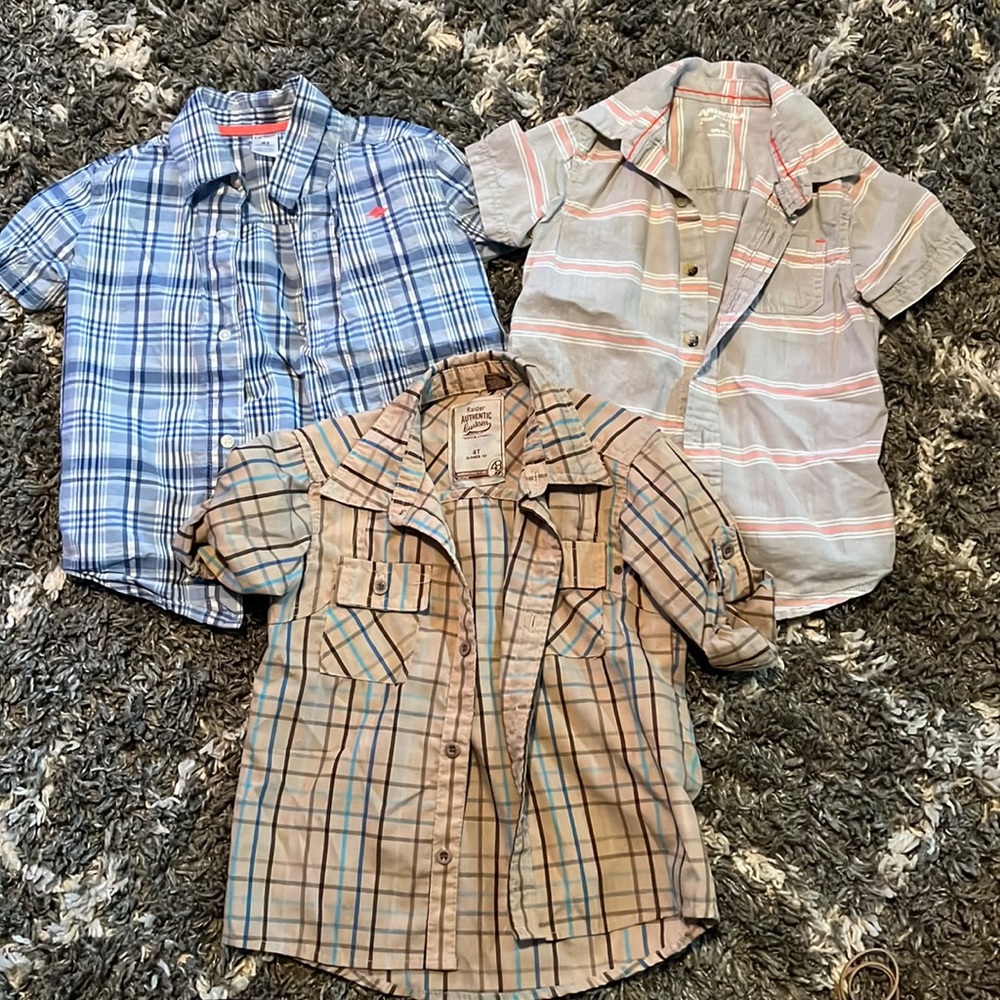 Toddler boys button down shirt
